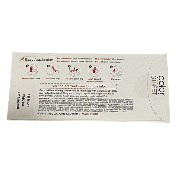 Color Street Aspen Sky Nail Strips NWT - Picture 2 of 2